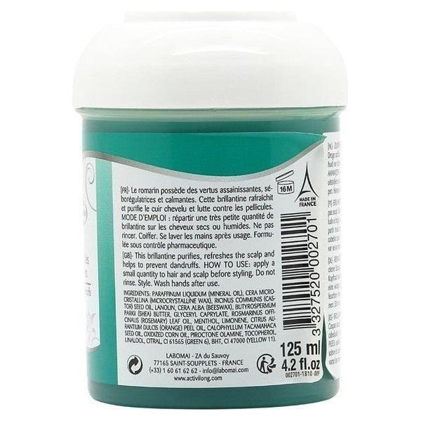Activlong Purifying Hairdress Brillantine with Organic Rosmemary Oil 125ml - Image 3