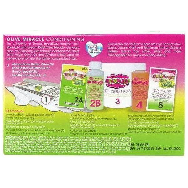 African Pride Dream Kids Olive Miracle Anti Breakage No Lye Creme Relaxer System-Regular - Image 2