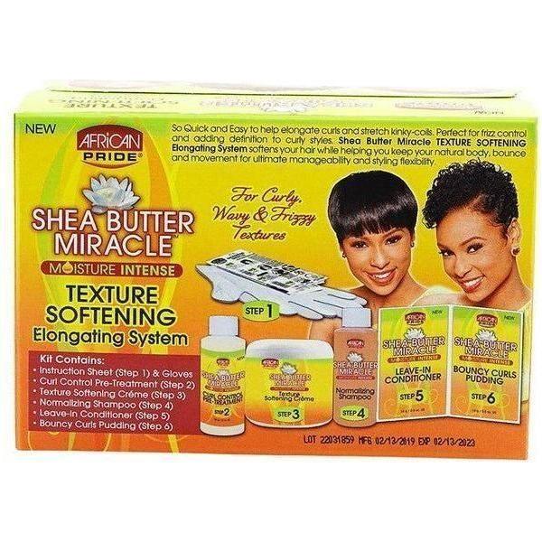 African Pride Shea Butter Miracle Moisture Intense Texture Softening Elongating System - Image 2