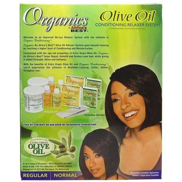 Africa's Best Organics Olive Oil Conditioning Relaxer System 2 Value Pack Regular - Image 2