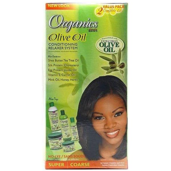 Africa's Best Organics Olive Oil Conditioning Relaxer System 2 Value Pack Super - Image 4