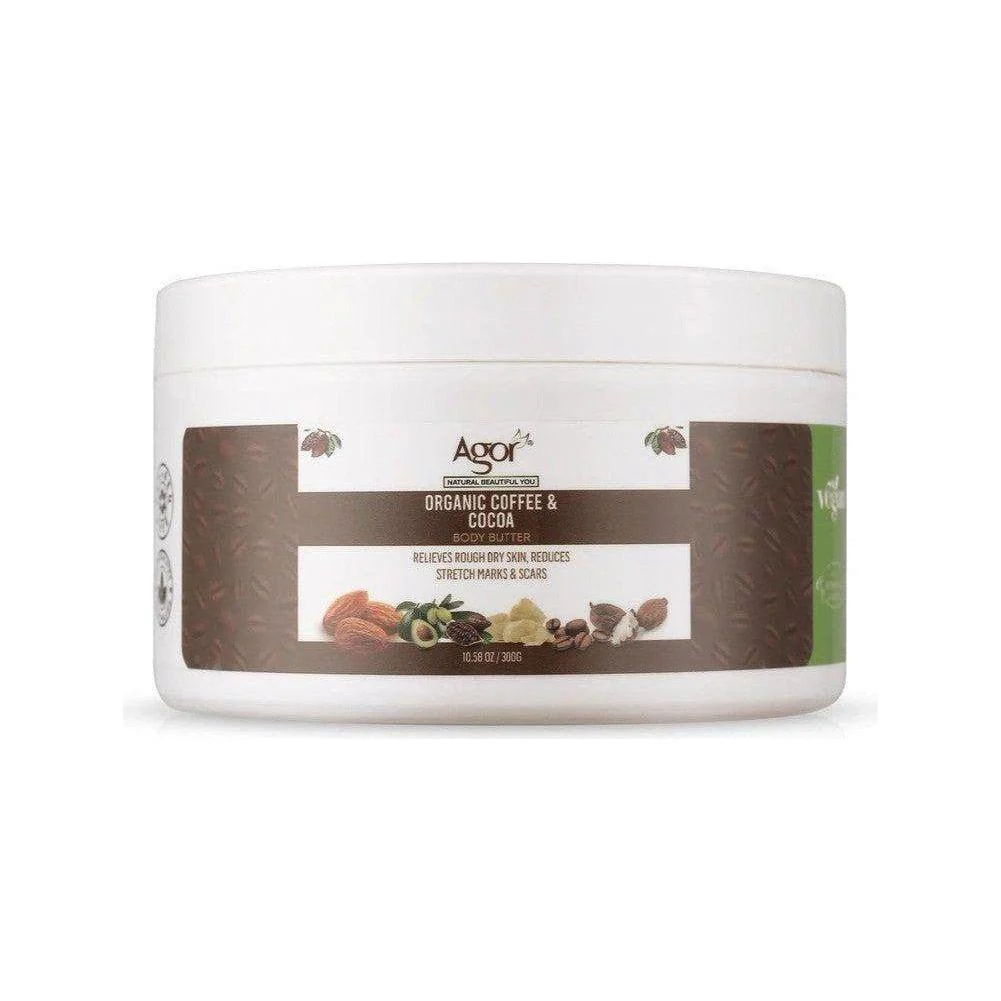 Agor Organic Coffee & Cocoa Body Butter 300g