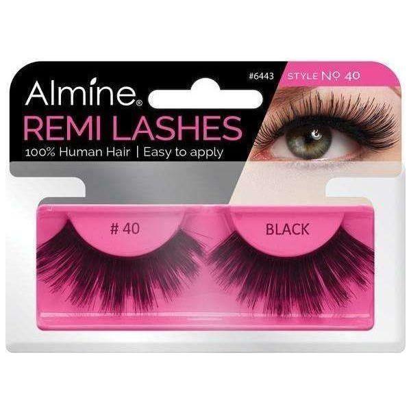 Almine Eyelashes Black 100% Remi Human hair - Image 11