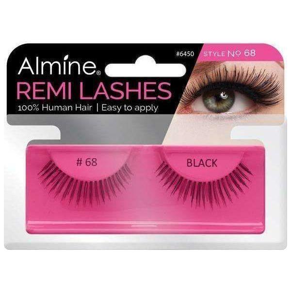 Almine Eyelashes Black 100% Remi Human hair - Image 6