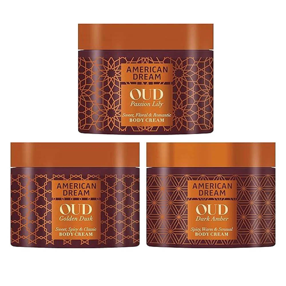 American Dream OUD Spicy & Sensual Body Cream with Cocoa & Shea Butter 500ml