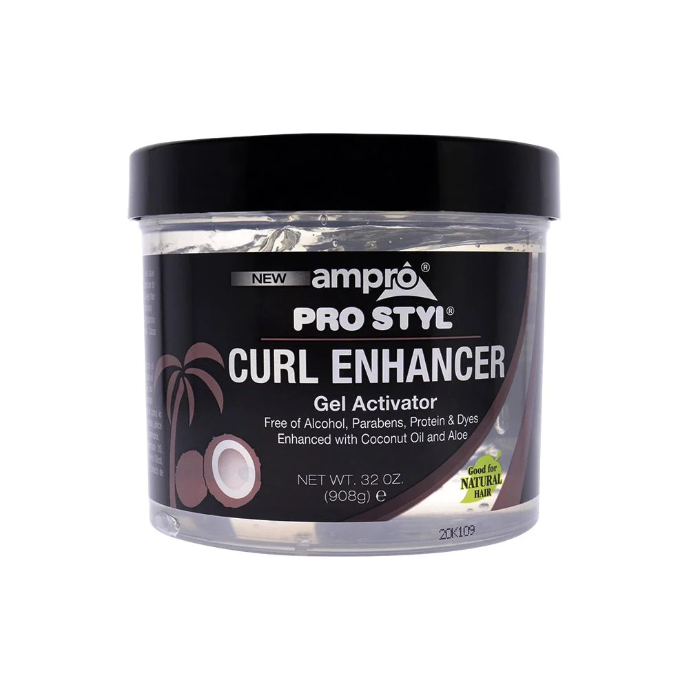 ampro Pro Style Curl Enhancer Gel Activator with coconut oil 284g - Image 3