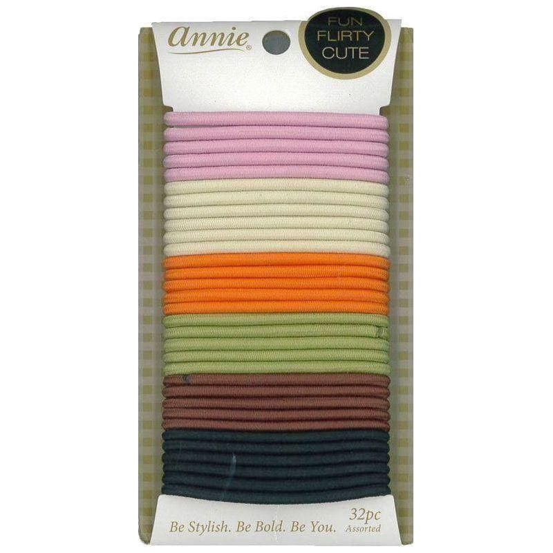 Annie Hair Accessories Elastic Ponytailer 4Mm X 5,5" Asst