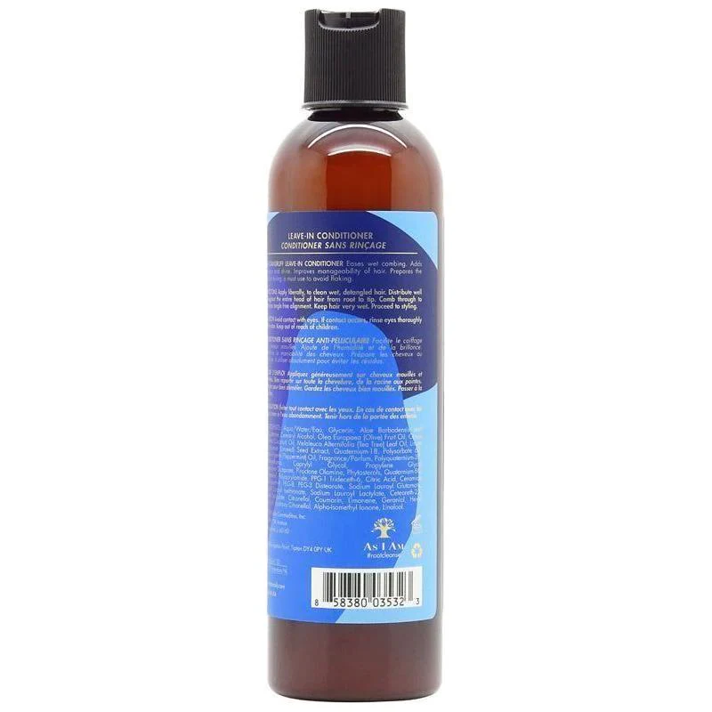 As I Am Dry & Itchy Olive and Tea Tree Oil Leave-In Conditioner 237ml - Image 3
