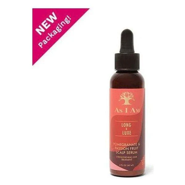 As I Am Long & Luxe Pomegranate & Passion Fruit Scalp Serum 60ml