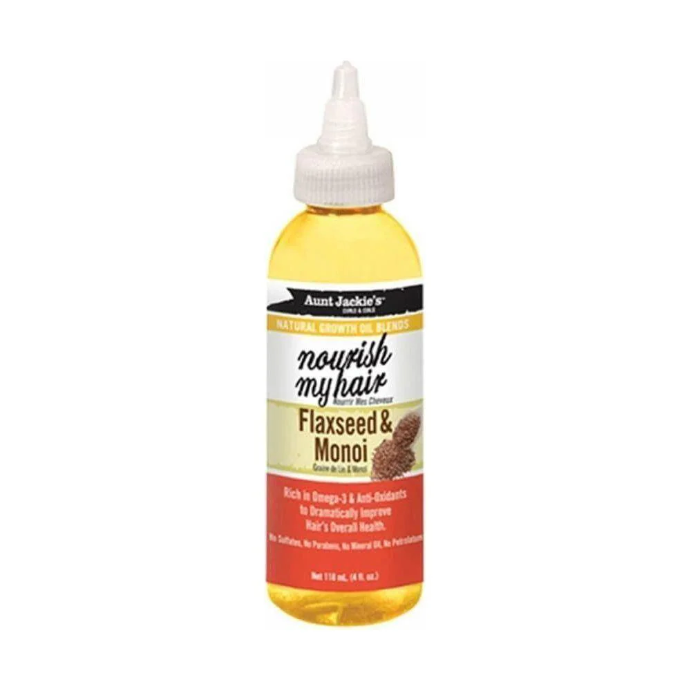 Aunt Jackie's Growth Oil nourish my hair Flaxseed & Monoi 118ml