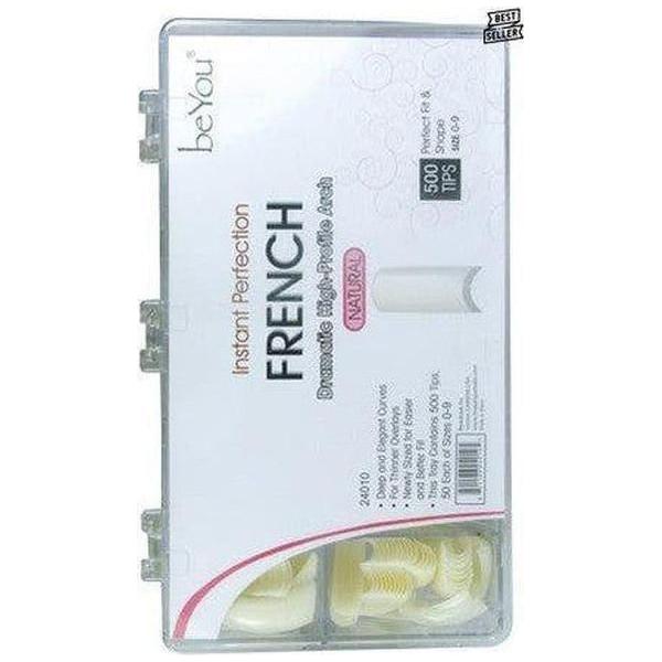 BeYou Nails 25011 /24010 Salon 500 Tips Size 0-9 - Image 3
