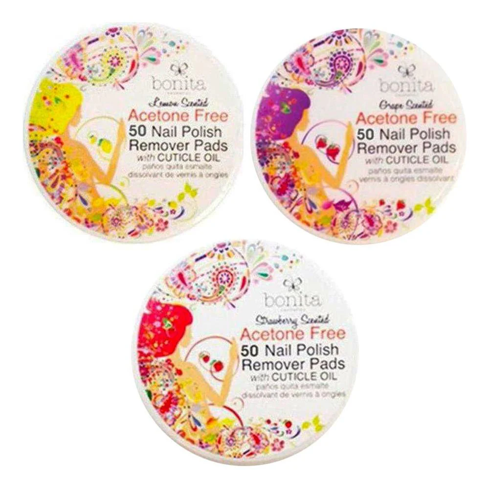 Bonita Nail Polish Remover 50 Pads