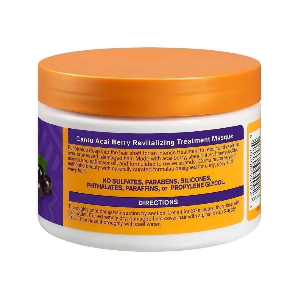 Cantu Acai Berry Revitalizing Treatment Masque 12 oz - Image 2