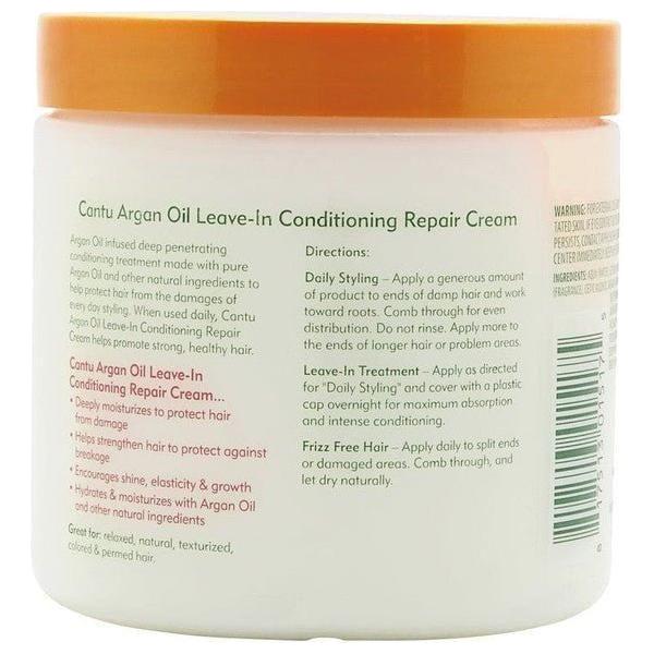 Cantu Argan Oil Leave-In Conditioner Repair Cream  453g - Image 3