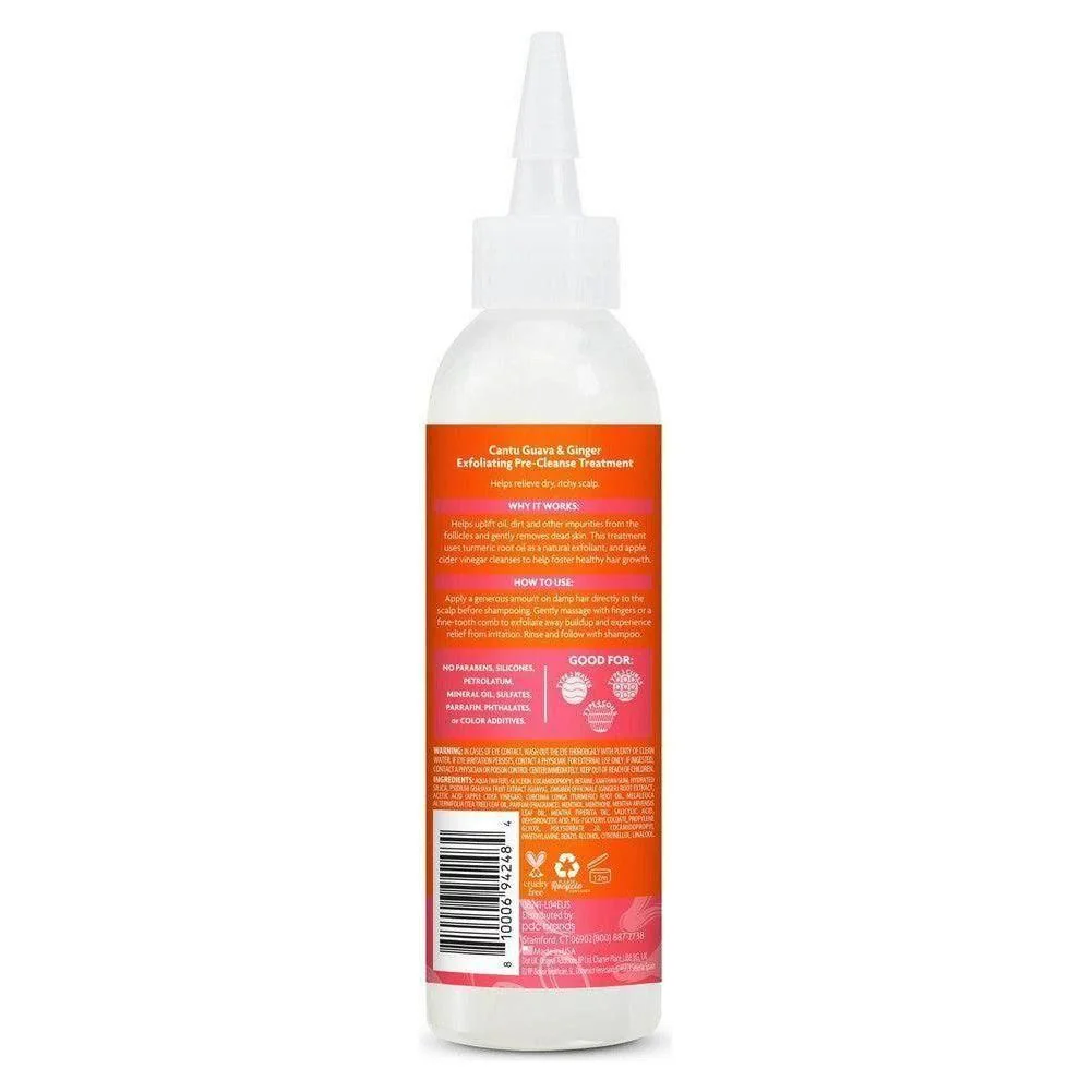 Cantu Guava Scalp Exfoliating Pre-Cleanse Treatment 180ml - Image 2