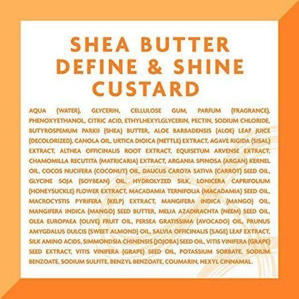Cantu Shea Butter Define & Shine Custard 340ml - Image 3