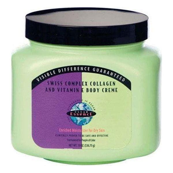 Clear Essence Swiss Complex Collagen and Vitamin E Body Creme 19 oz