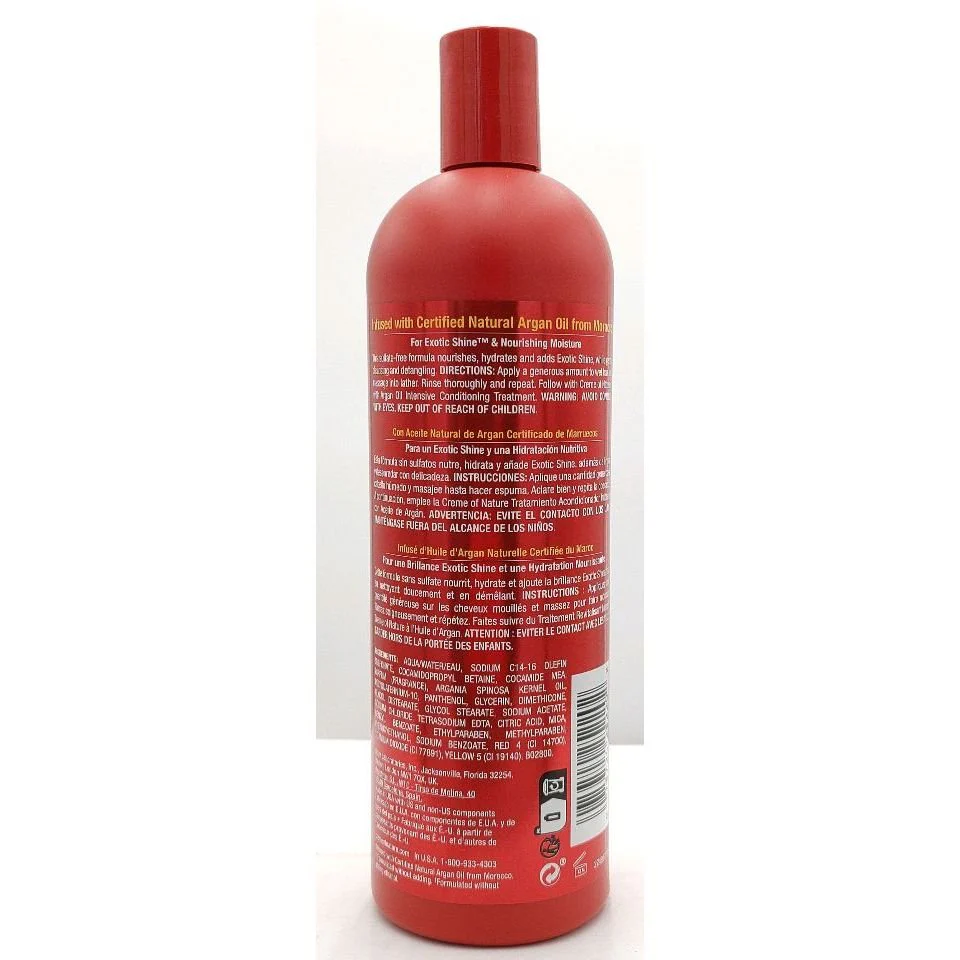 Creme of Nature Argan Oil Moisture & Shine Shampoo 591ml - Image 3