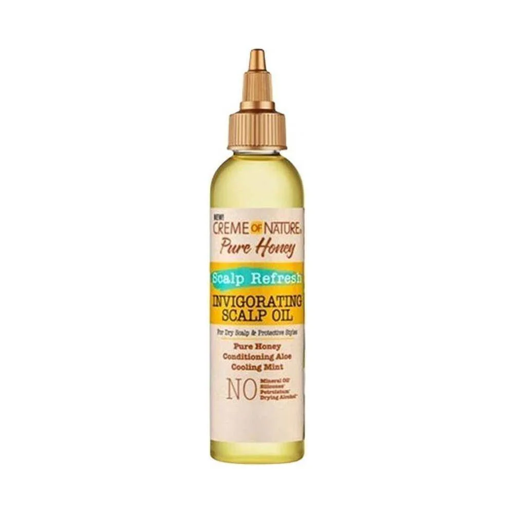 Creme of Nature Honey Scalp Refresh Invigorating Scalp Oil 4oz