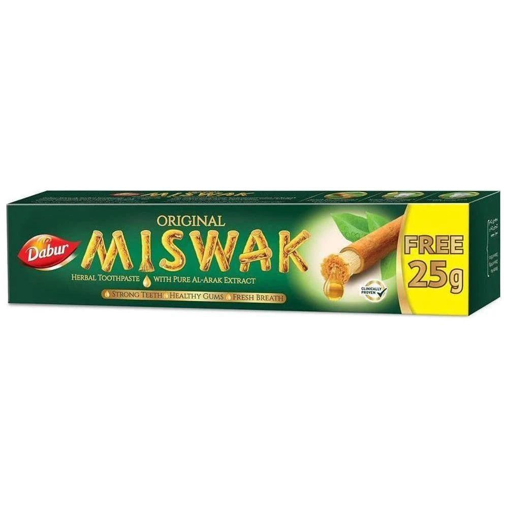 Dabur Miswak Toothpaste (50 + 25g Free) For Healthy Gums & Fresh Breath