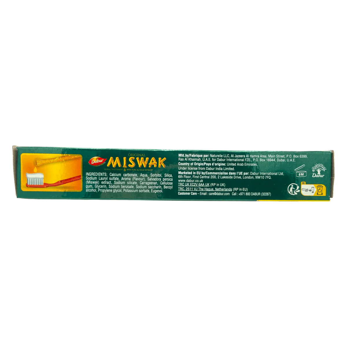 Dabur Miswak Toothpaste (50 + 25g Free) For Healthy Gums & Fresh Breath - Image 2