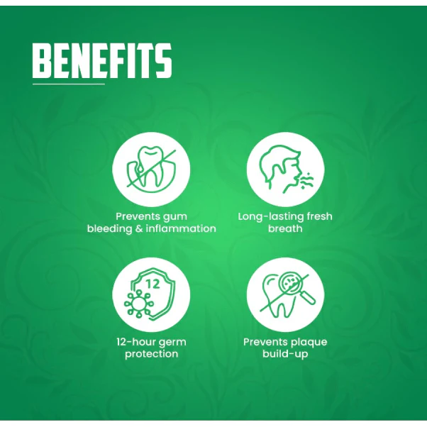 Dabur Miswak Toothpaste (50 + 25g Free) For Healthy Gums & Fresh Breath - Image 4