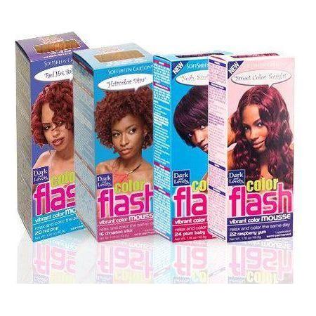 Dark and Lovely Soft Sheen-Carson Color Flash Vibrant Color Mousse 1.76 oz