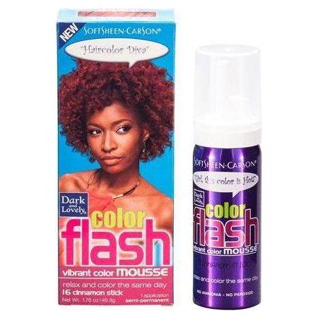 Dark and Lovely Soft Sheen-Carson Color Flash Vibrant Color Mousse 1.76 oz - Image 5