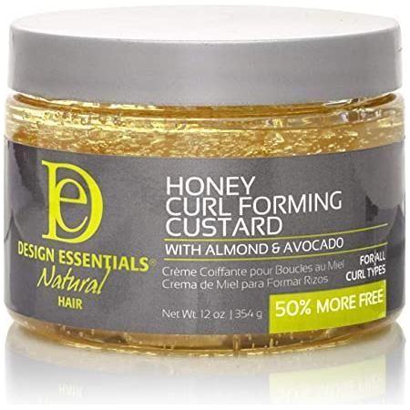 Design Essentials Almond & Avocado Honey Curl Forming Custard 12 oz