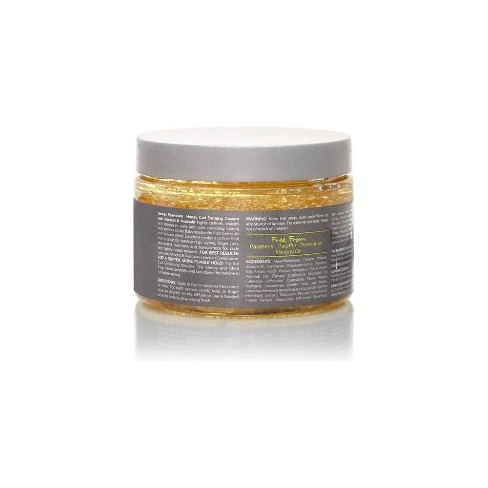 Design Essentials Almond & Avocado Honey Curl Forming Custard 12 oz - Image 2