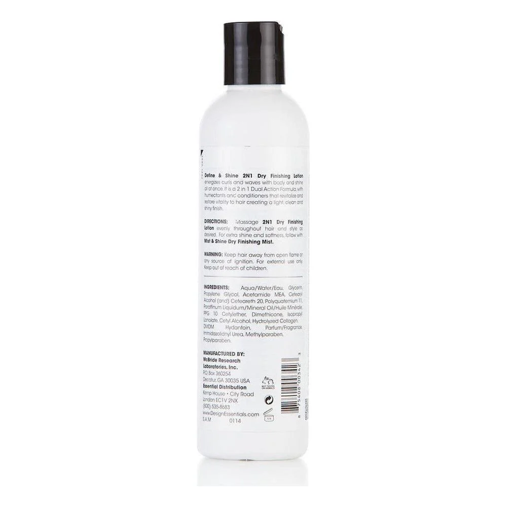 Design Essentials Wave By Design 2 in 1 Dry Finishing Lotion 8oz - Image 2