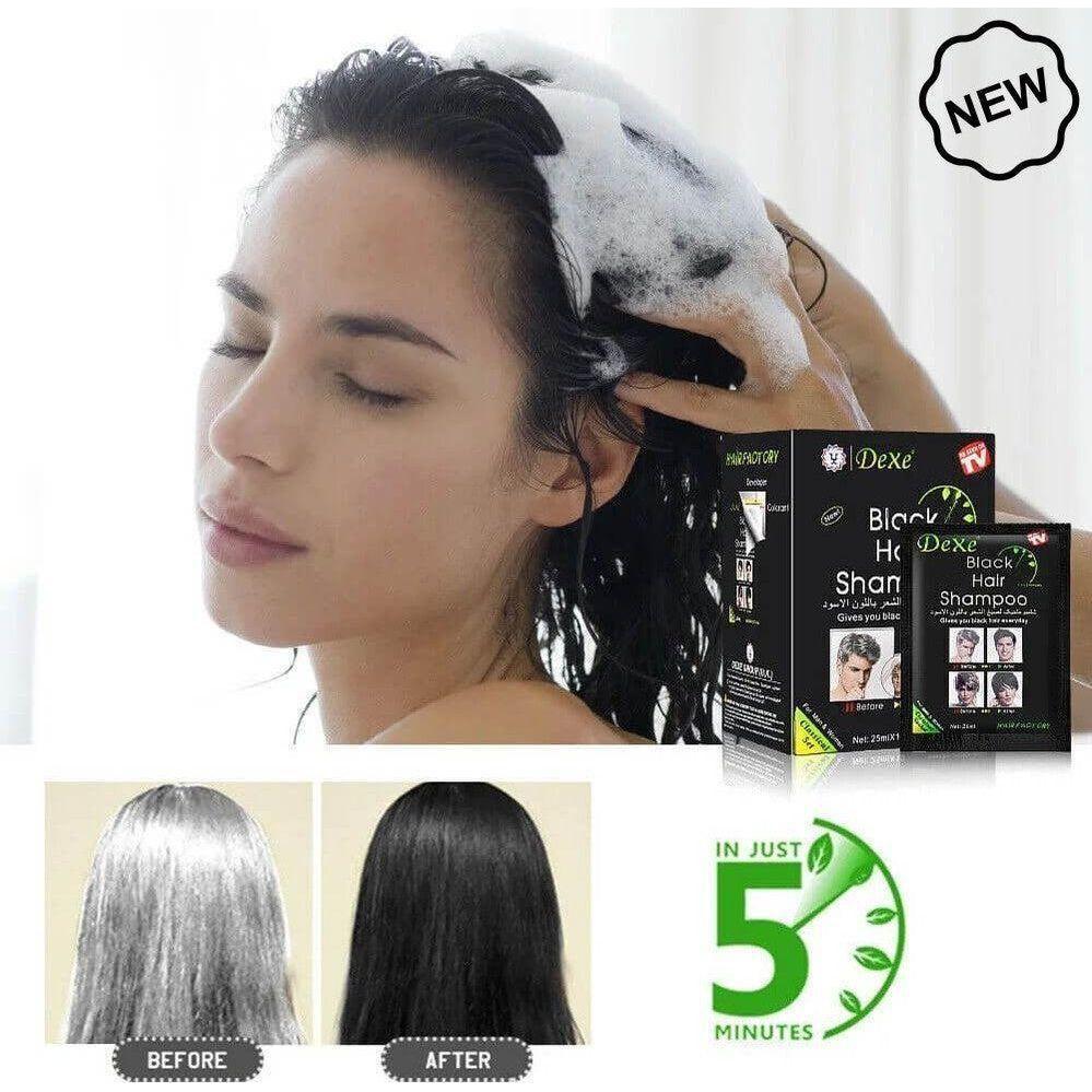 Dexe Black Hair Shampoo Classic - Image 6