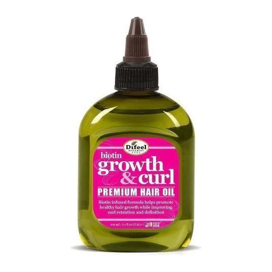 Difeel Growth and Curl Biotin Premium Hair Oil 75ml / 210ml - Image 5