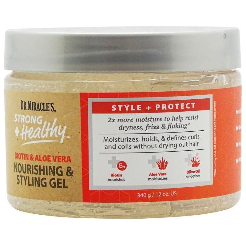 Dr. Miracle's Biotin & Aloe Vera Nourishing & Styling Gel 340g