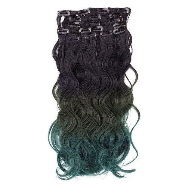 Dream Hair 8 Clip-In Ombre Extensions Kunsthaar - Image 10