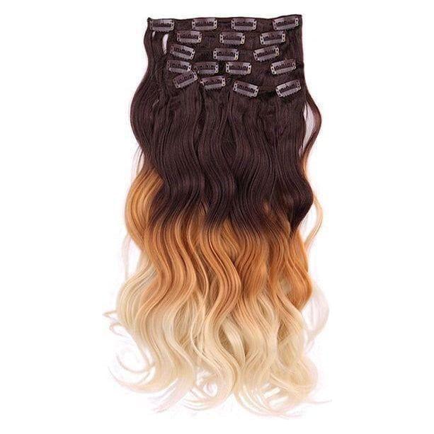 Dream Hair 8 Clip-In Ombre Extensions Kunsthaar - Image 13