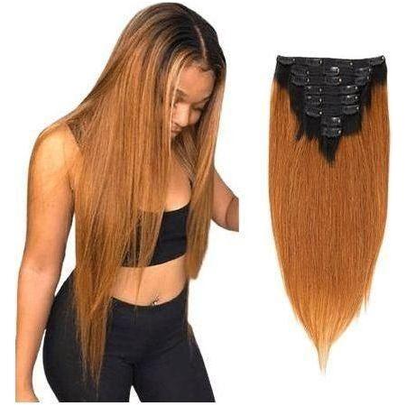 Dream Hair 8 Clip-In Ombre Extensions Kunsthaar - Image 15