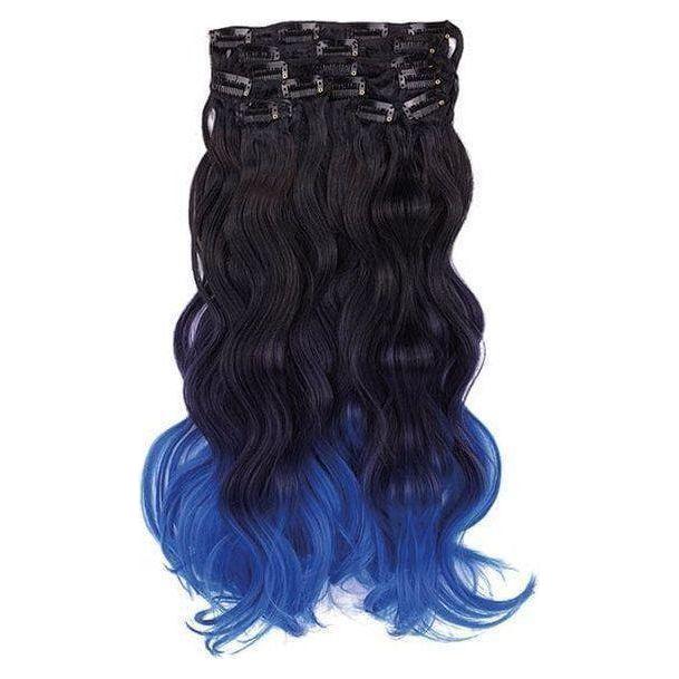 Dream Hair 8 Clip-In Ombre Extensions Kunsthaar - Image 2