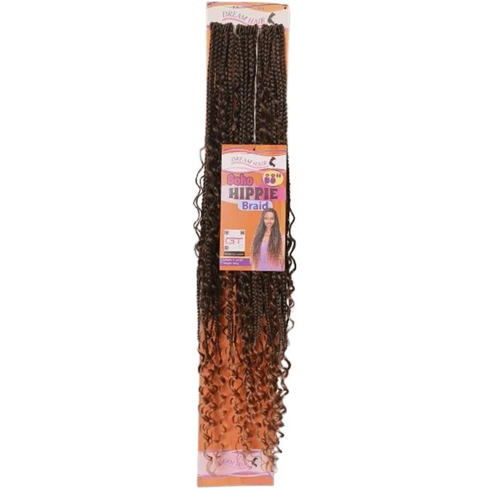 Dream Hair Boho Hippie Crochet Braid Kunsthaar 22" & 28" - Image 2