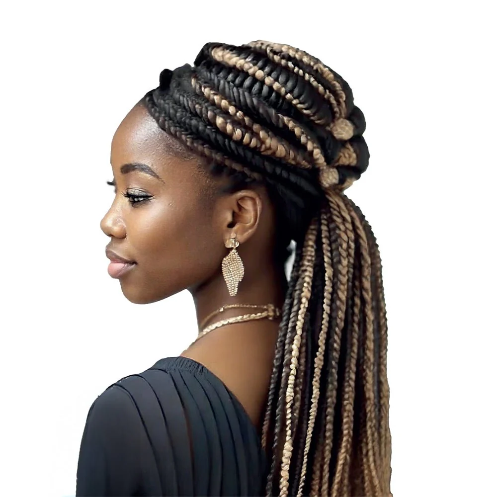 Dream Hair Braids Exception 4x Pre Stretched 100% Kunsthaar 4 pcs, 170g - Image 4