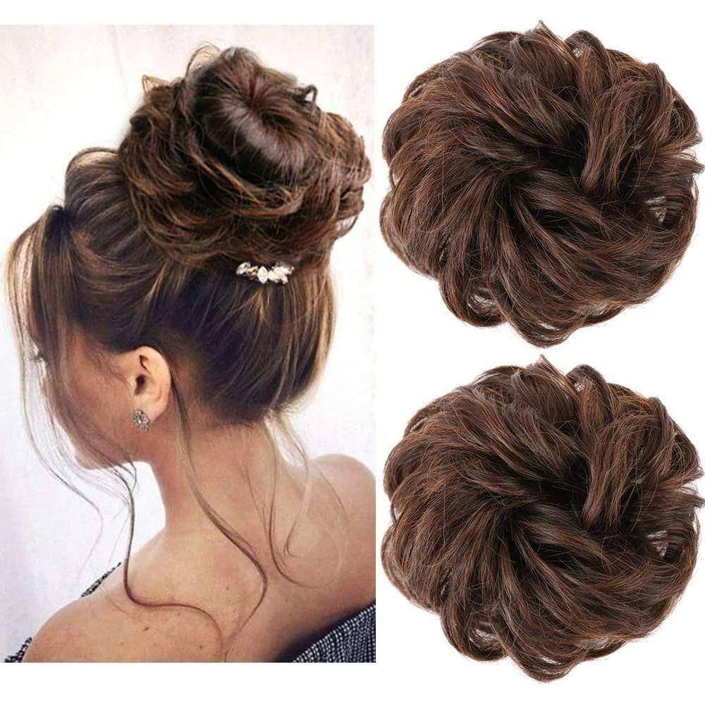 Dream Hair Curly Chignon Bun - Synthetic Hair