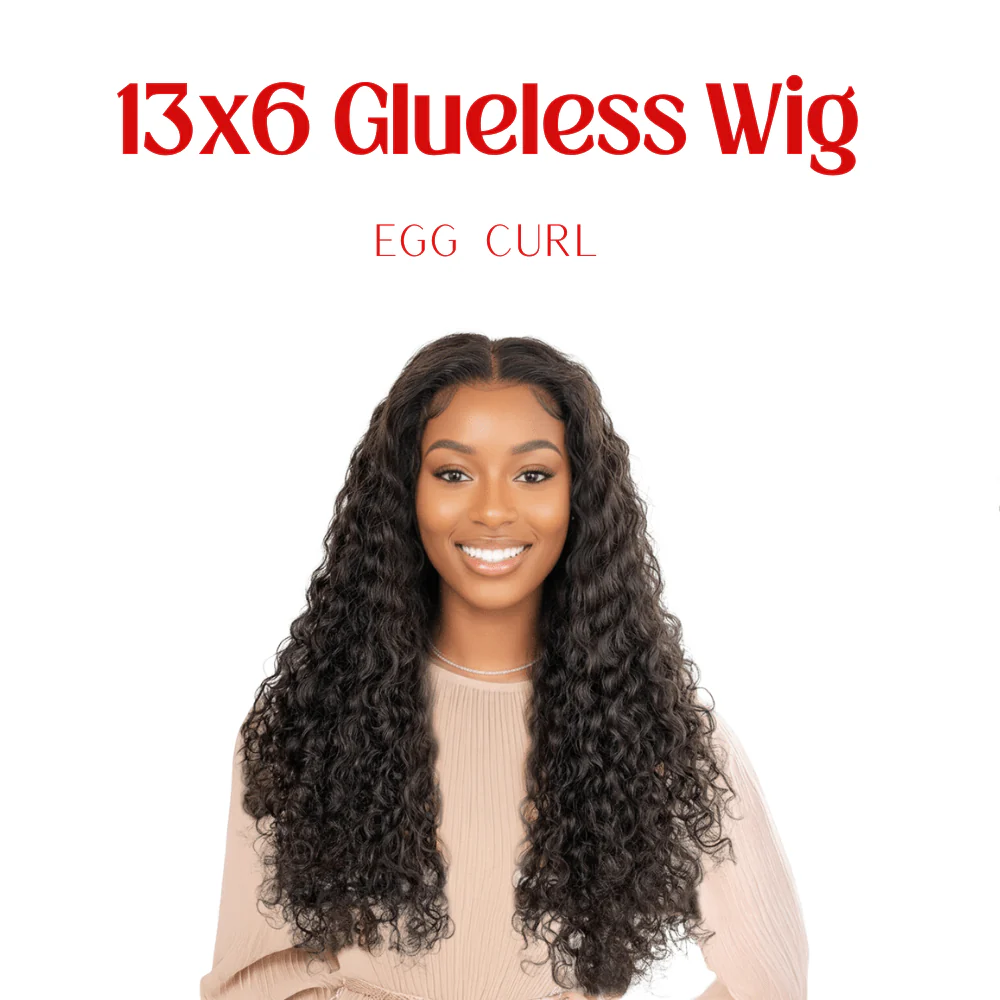 Dream Hair Egg Curl 13x6 Glueless Wig (natural color)