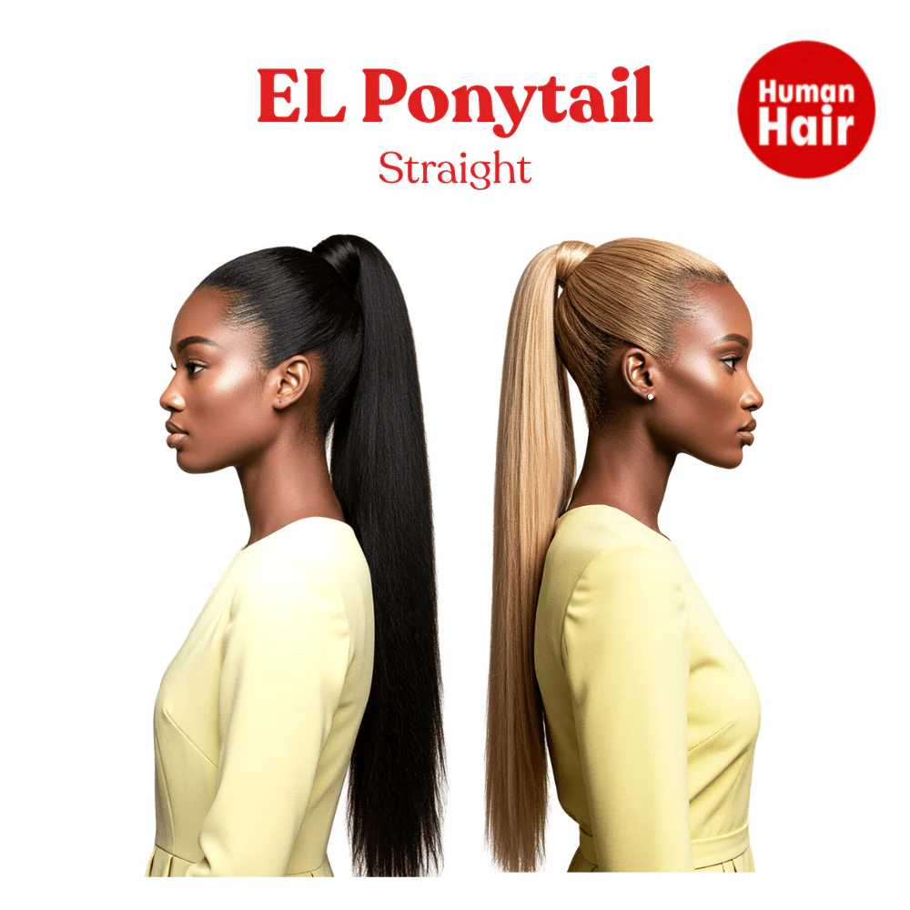 Dream Hair EL Ponytail Straight Human Hair 22" & 24"
