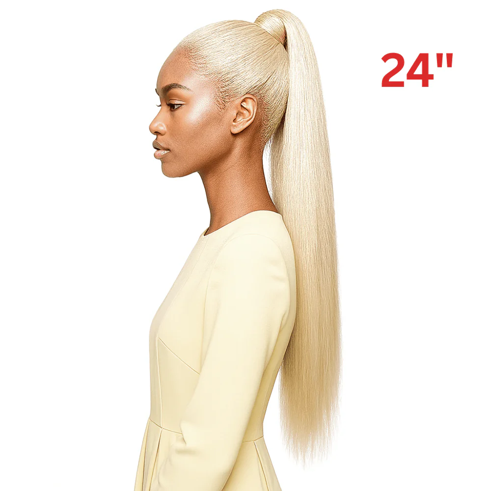 Dream Hair EL Ponytail Straight Human Hair 22" & 24" - Image 19