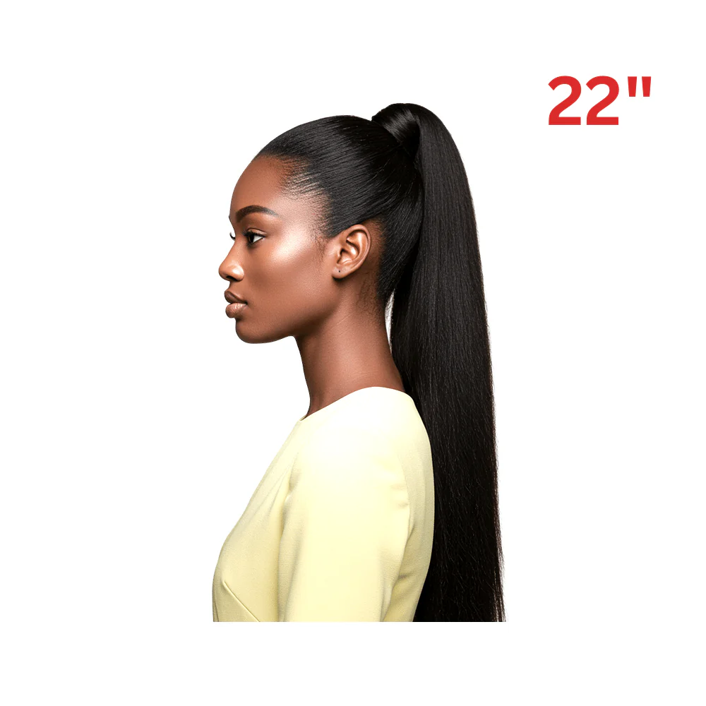 Dream Hair EL Ponytail Straight Human Hair 22" & 24" - Image 6