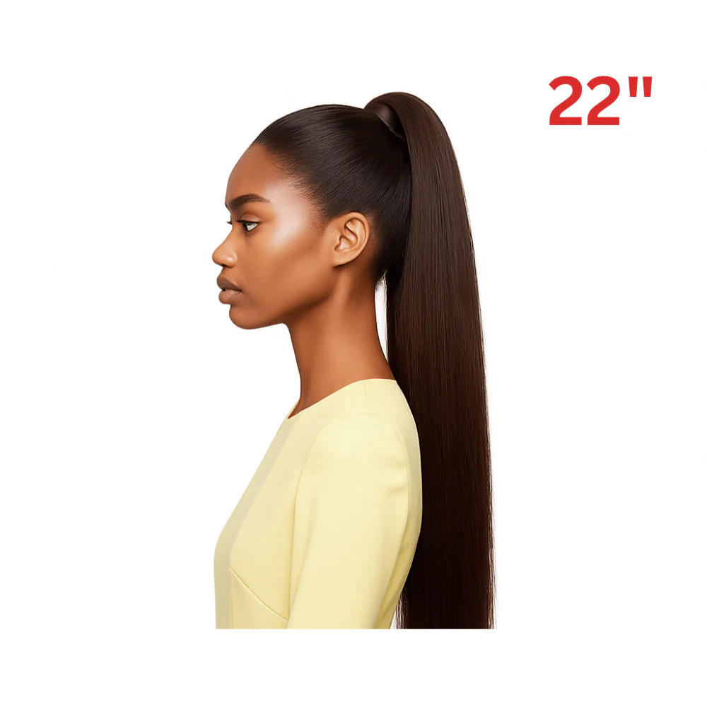 Dream Hair EL Ponytail Straight Human Hair 22" & 24" - Image 8