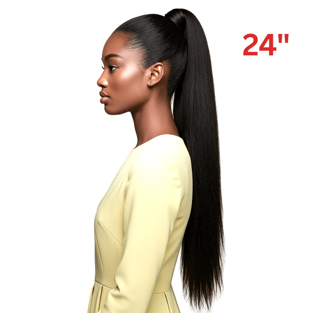 Dream Hair EL Ponytail Straight Human Hair 22" & 24" - Image 9