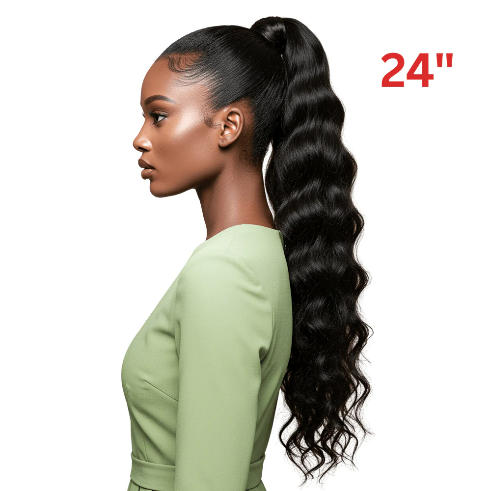 Dream Hair El Ponytail Wavy Human Hair 22" & 24" - Image 10