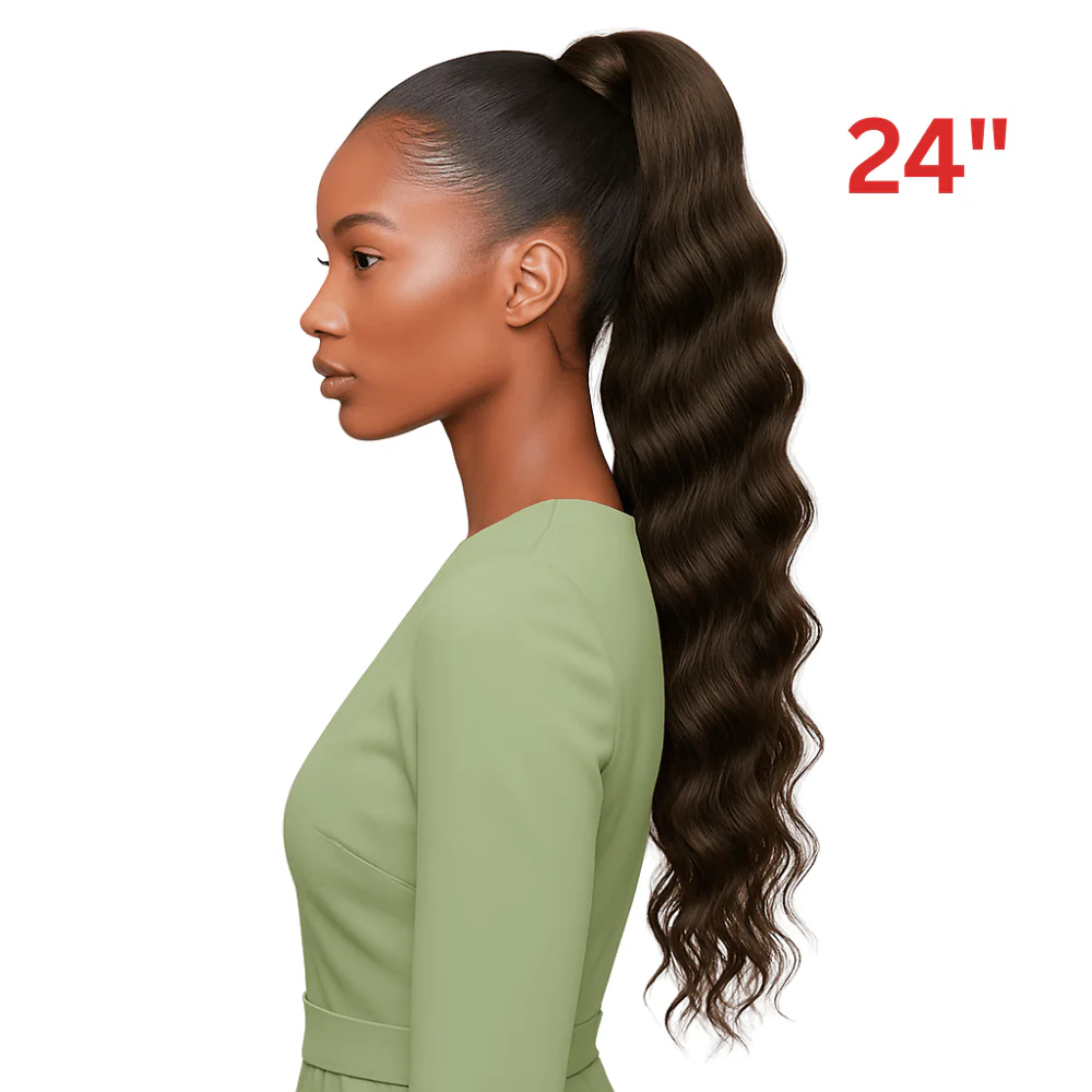 Dream Hair El Ponytail Wavy Human Hair 22" & 24" - Image 12