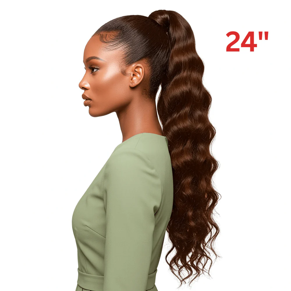 Dream Hair El Ponytail Wavy Human Hair 22" & 24" - Image 14
